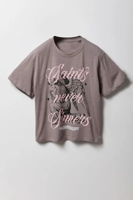 T-shirt à imprimé Members Club LA sold by Urban Planet