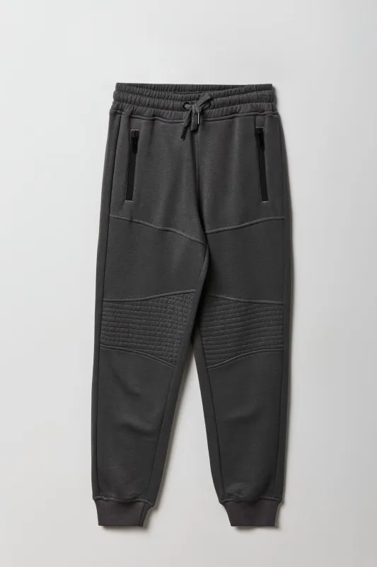 Boys Fleece Moto Jogger sold by Urban Planet