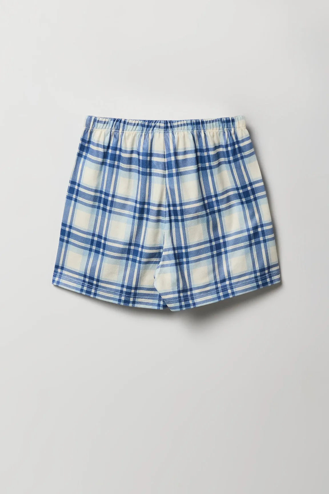Girls Graphic T-Shirt & Plaid Short 2 Piece Pajama Set sold by Urban Planet product image thumbnail 5