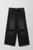 Girls Ripped Mid Rise Wide Leg Jean sold by Urban Planet