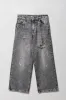 Girls Ripped Mid Rise Wide Leg Jean sold by Urban Planet