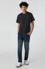 Jean mince extensible lavé noir sold by Urban Planet