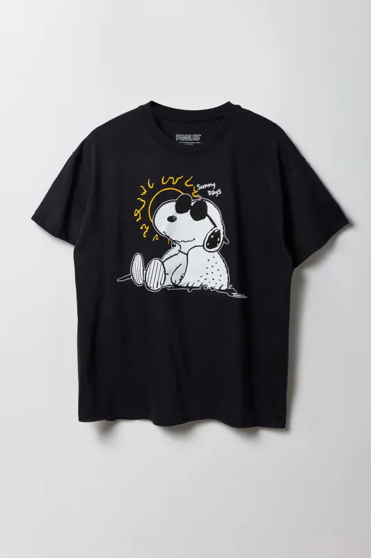 T-shirt de coupe garçonne à imprimé Snoopy sold by Urban Planet