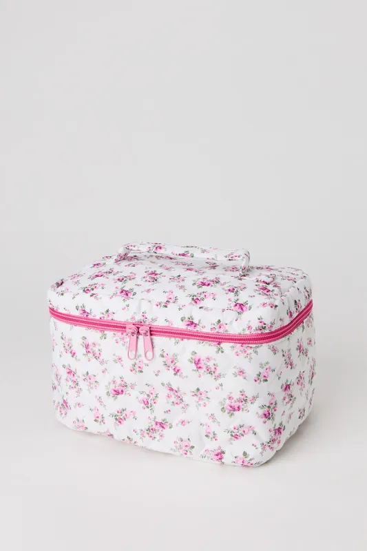 Quilted Cosmetics Bag sold by Urban Planet