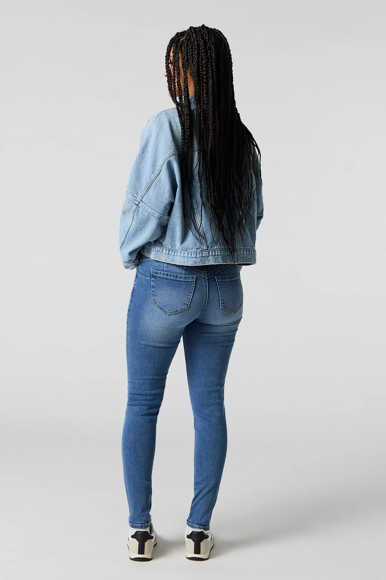 High Rise Push Up Skinny Medium Jean sold by Urban Planet product image thumbnail 3