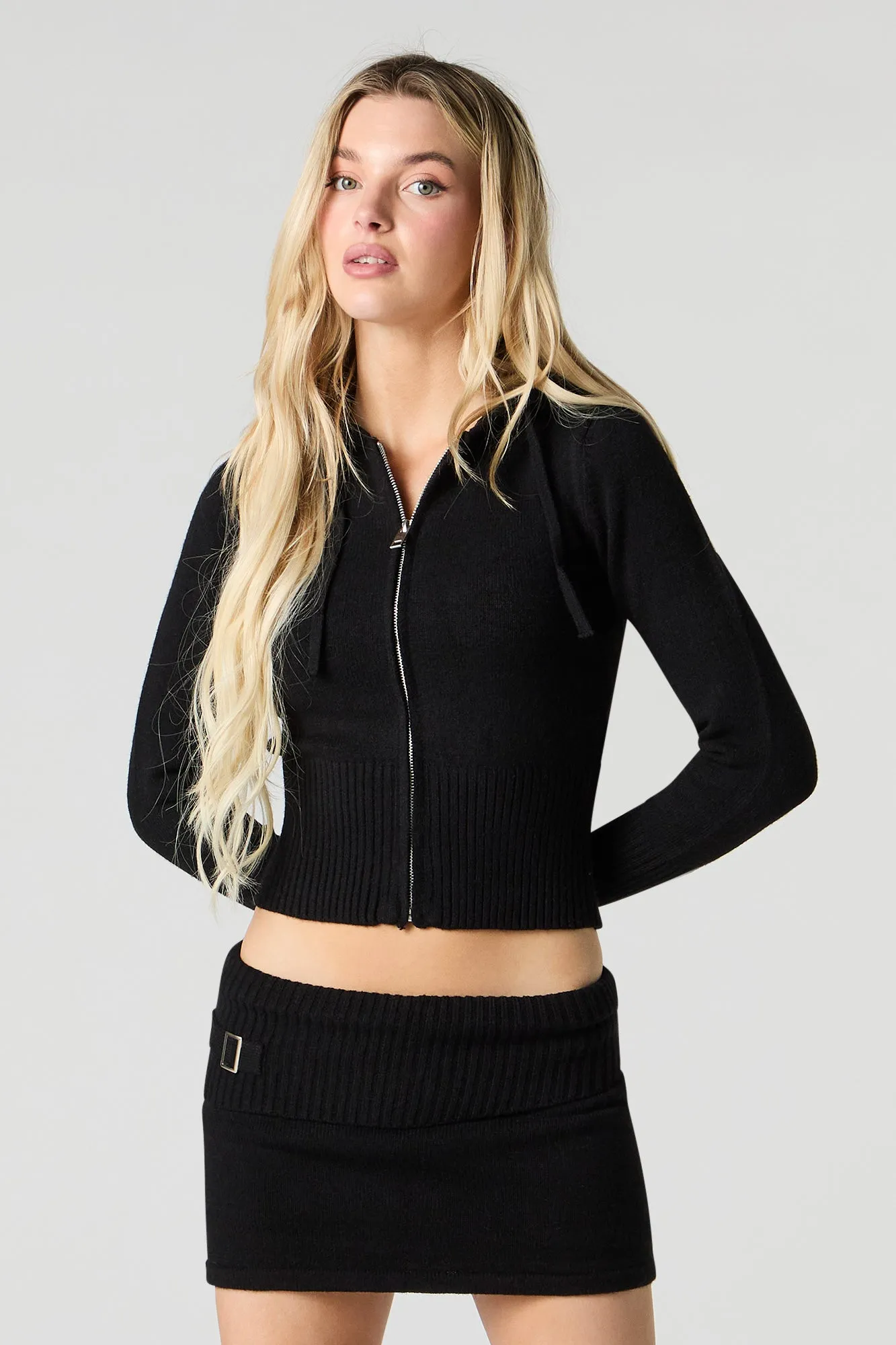 Ribbed Knit Mini Skort sold by Urban Planet product image thumbnail 5