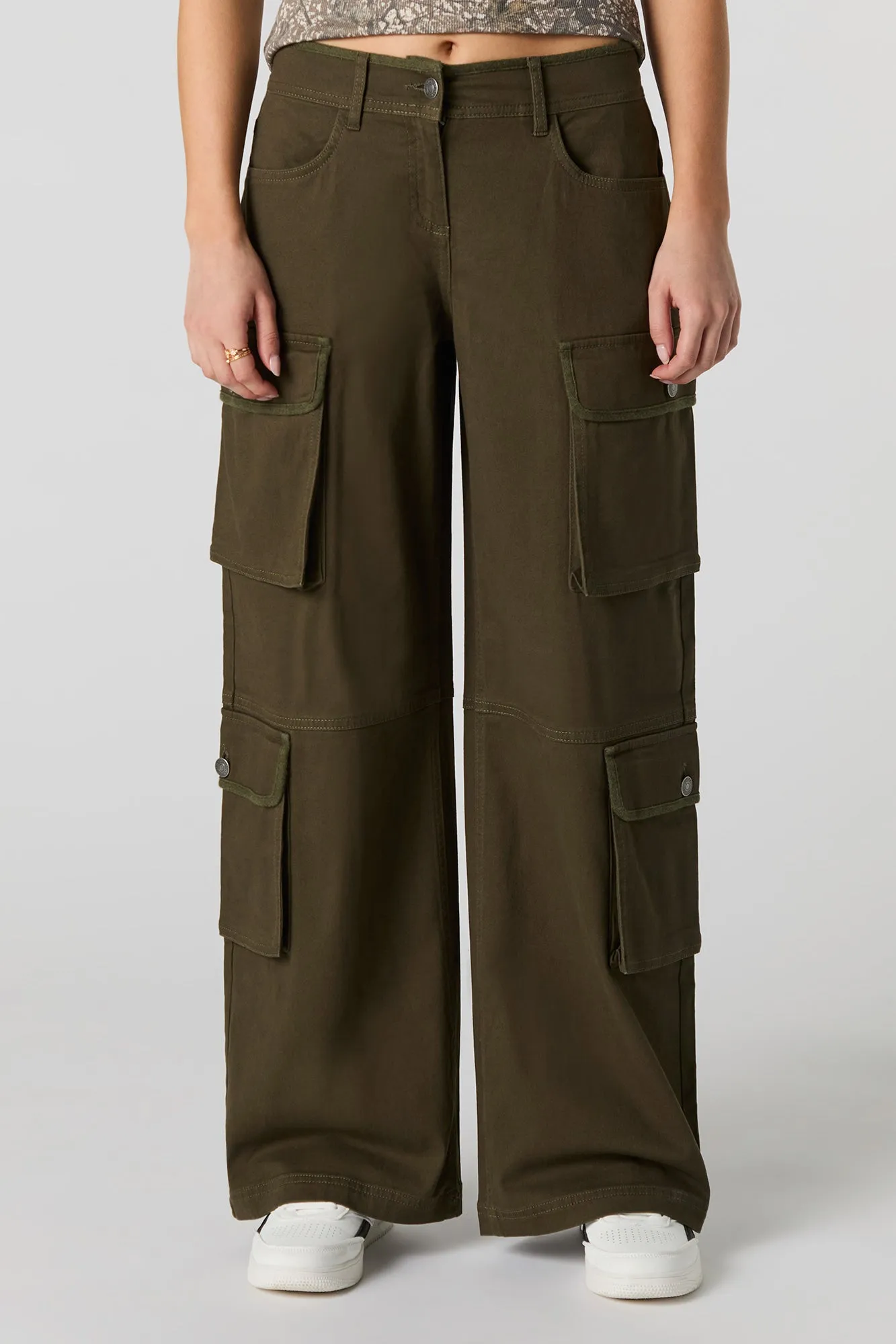 Multi Pocket Straight Leg Cargo Pant sold by Urban Planet product image thumbnail 2
