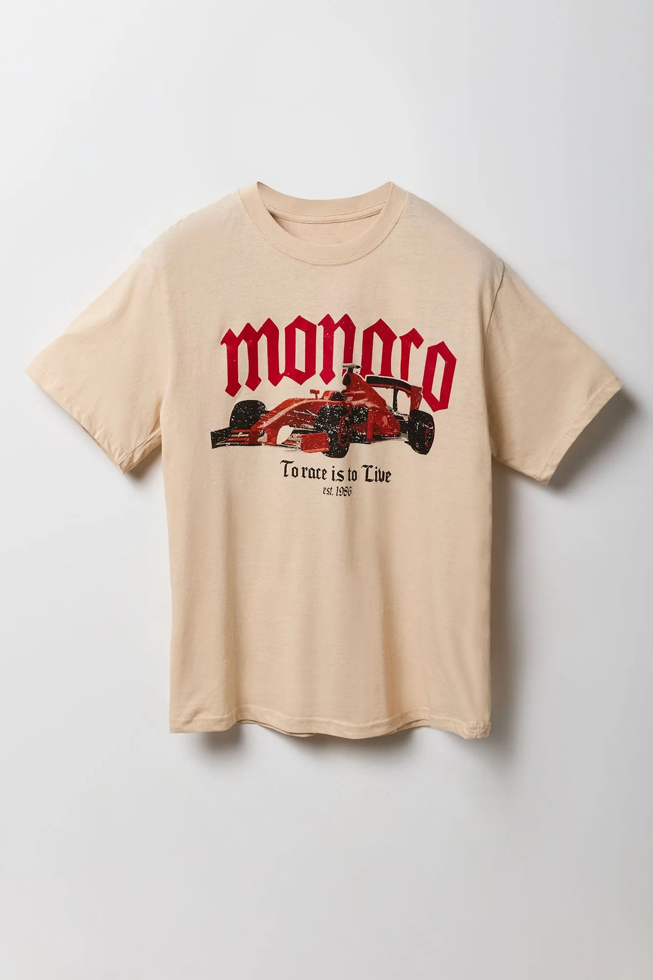 Monaco Racing Graphic T-Shirt sold by Urban Planet product image thumbnail 4