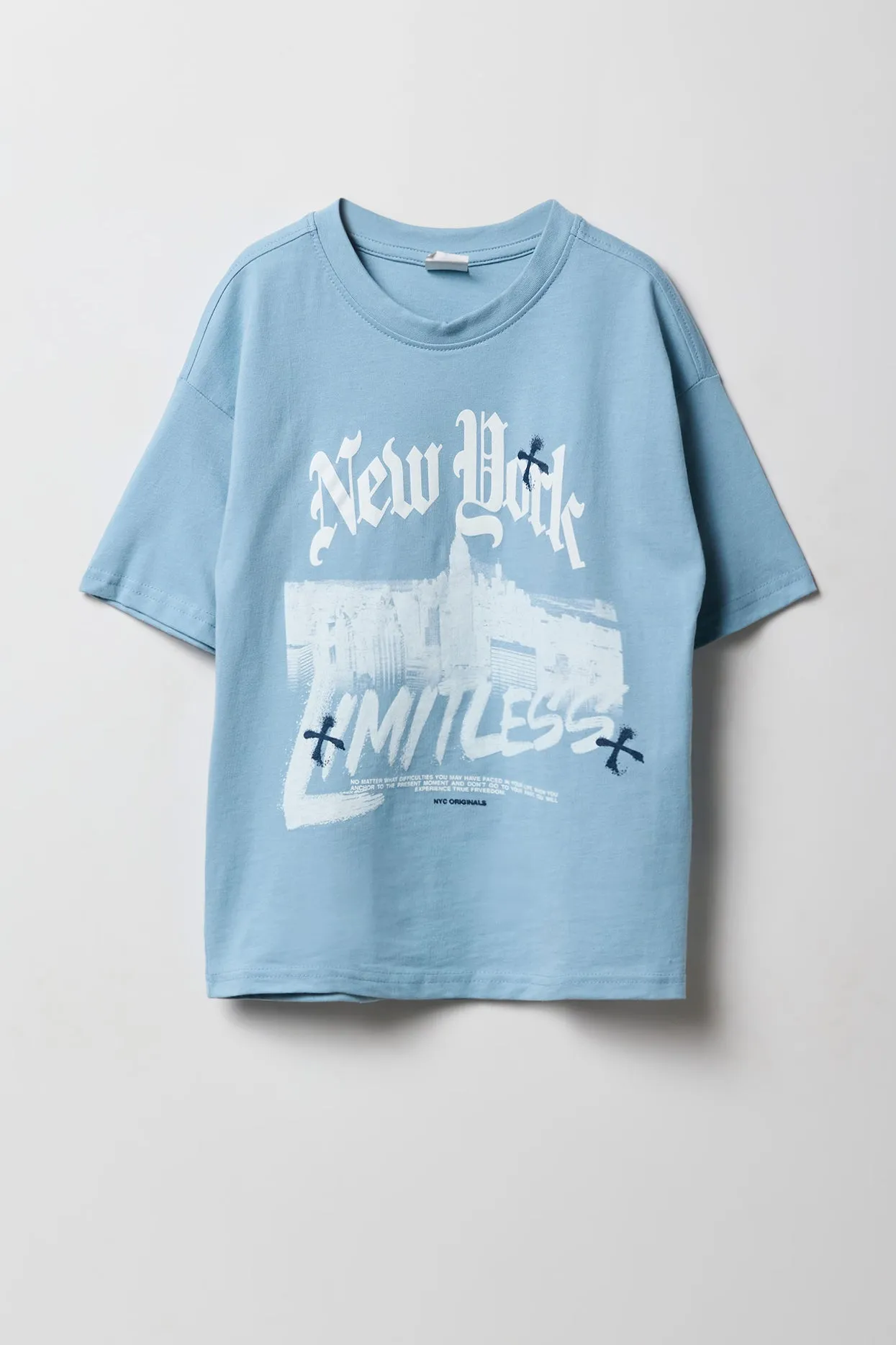 T-shirt à imprimé NYC Limitless pour garçon sold by Urban Planet