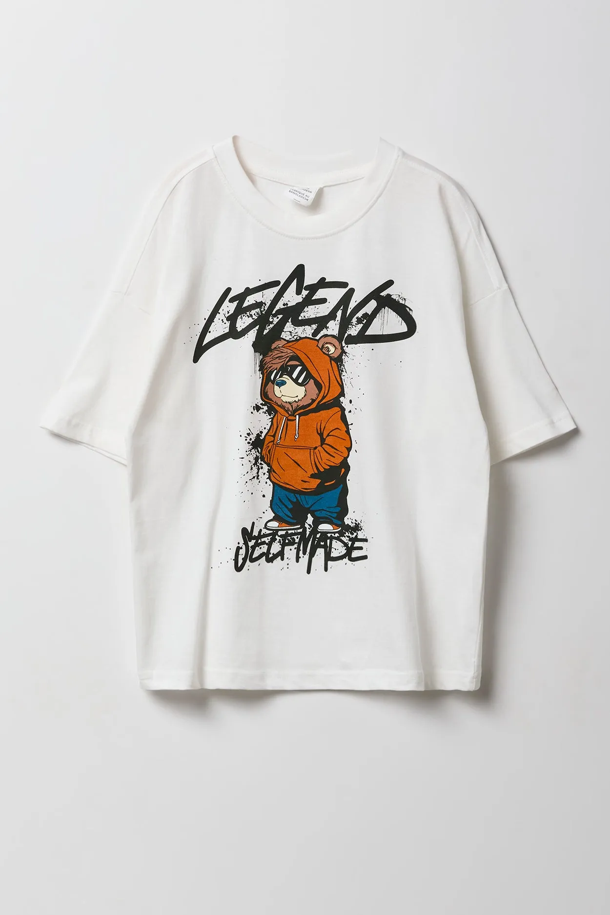 T-shirt à imprimé Legend Selfmade Bear pour garçon sold by Urban Planet