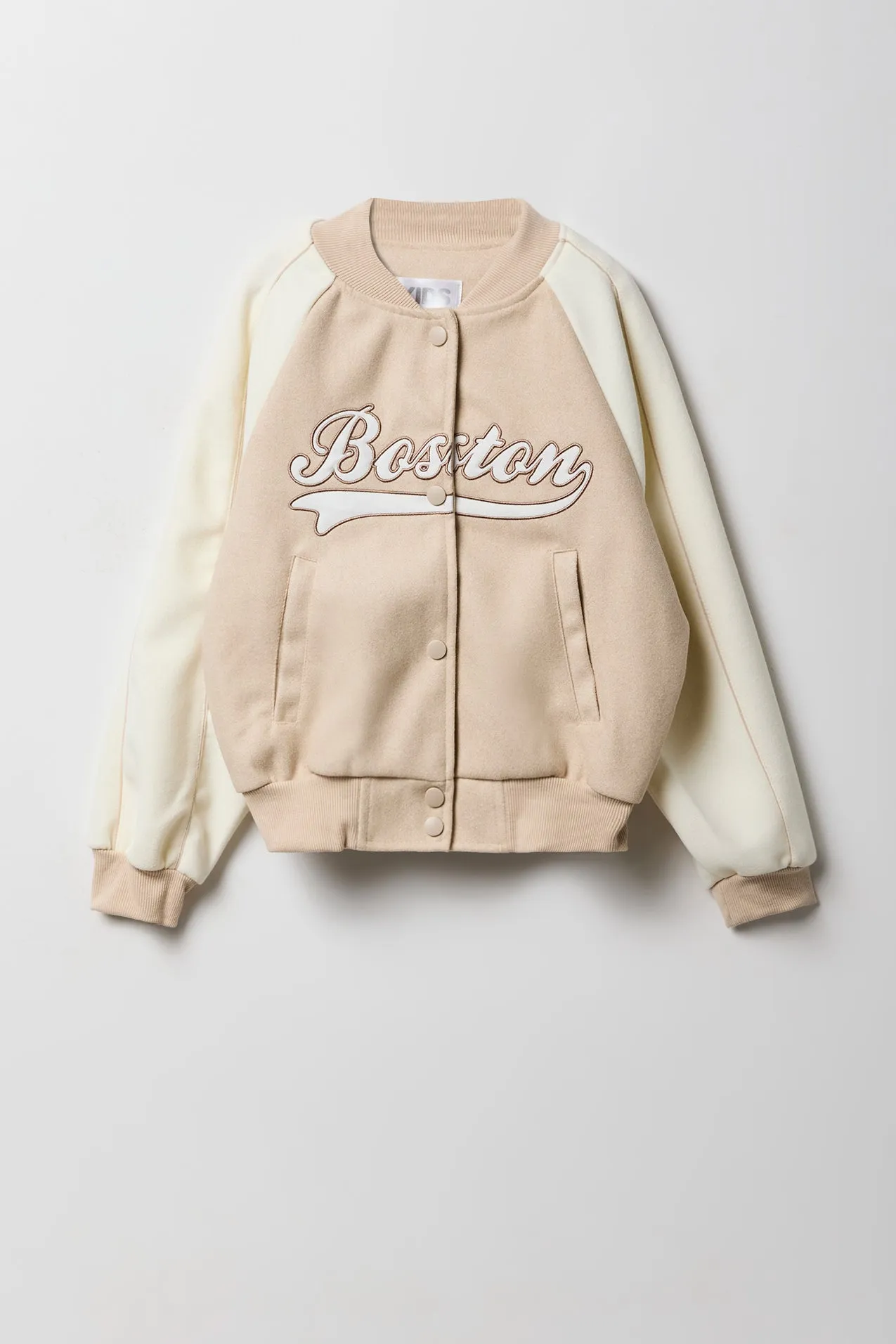 Blouson aviateur avec motif brodé City en sergé sold by Urban Planet