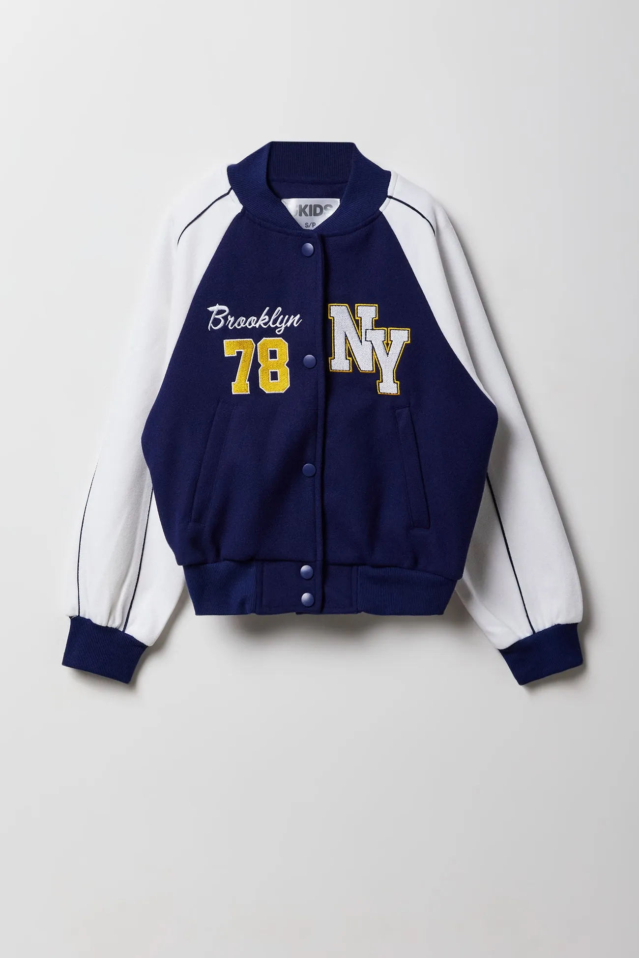 Blouson aviateur avec motif brodé City en sergé sold by Urban Planet product image thumbnail 3