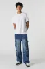 Wide Leg Drawstring Cargo Jean sold by Urban Planet