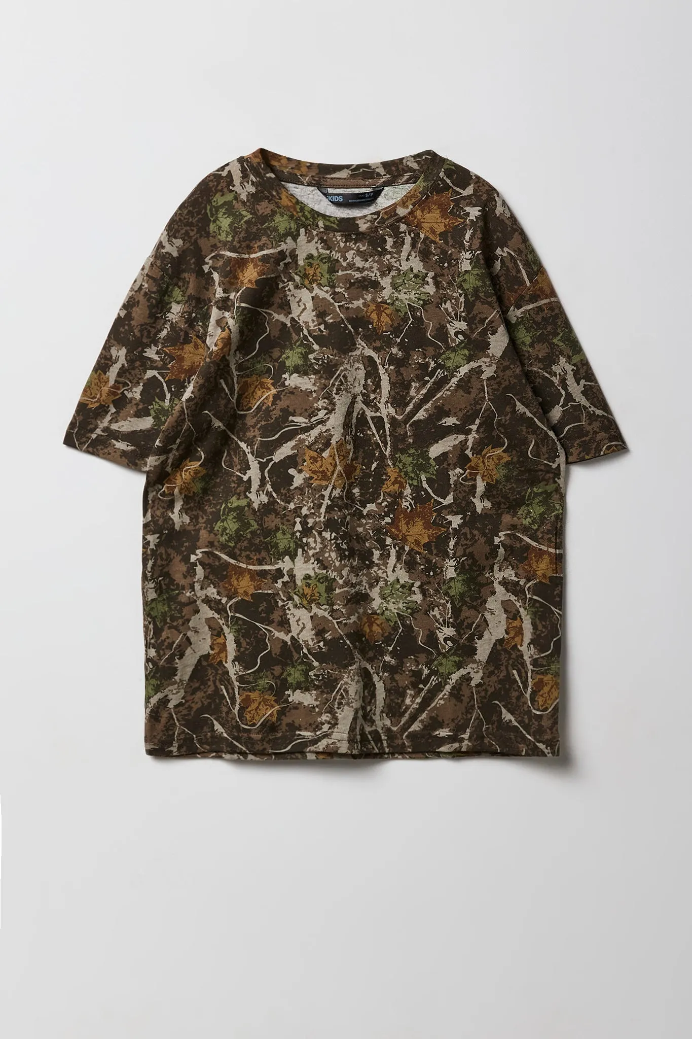 Boys Camo Print T-Shirt sold by Urban Planet product image thumbnail 3