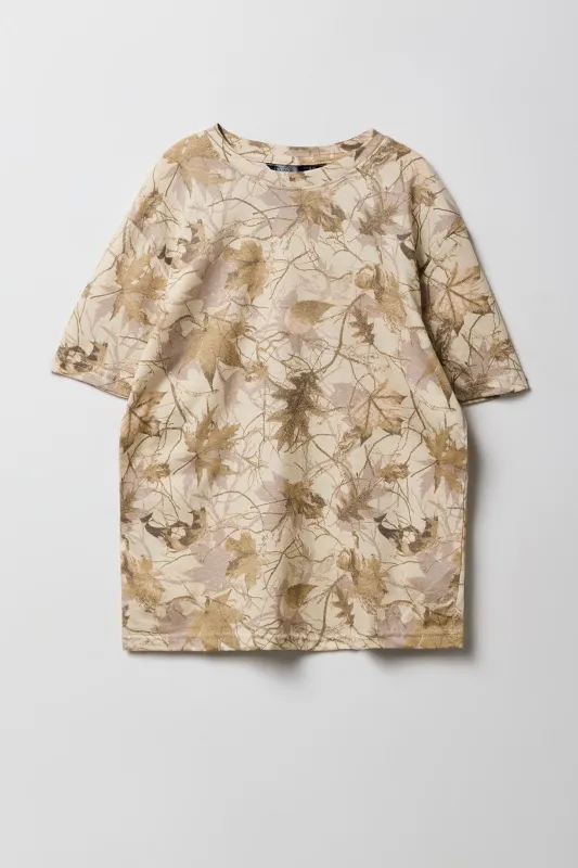 Boys Camo Print T-Shirt sold by Urban Planet