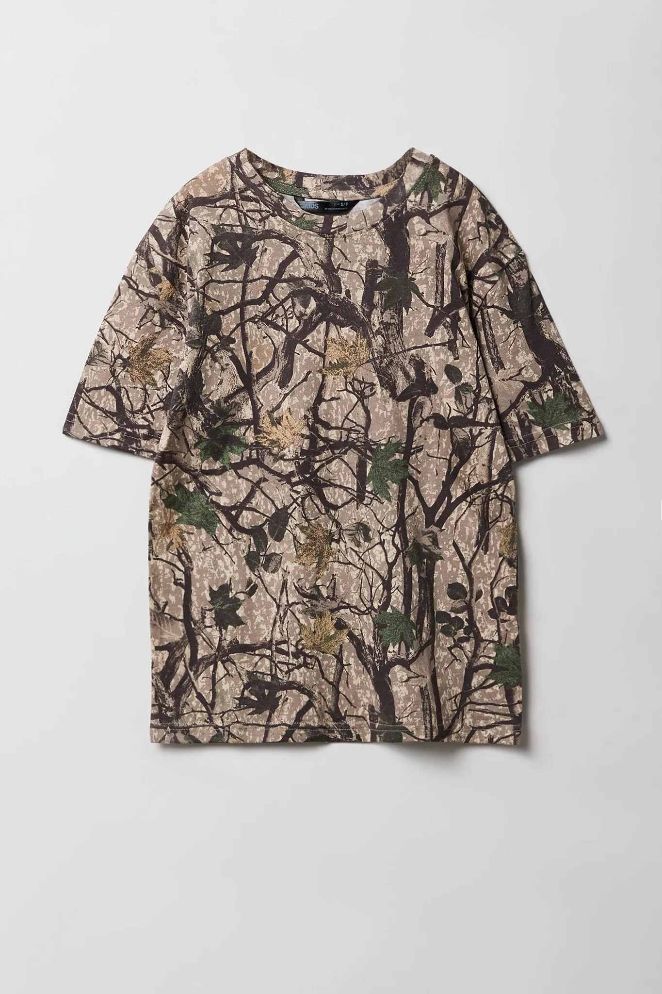Boys Camo Print T-Shirt sold by Urban Planet product image thumbnail 5