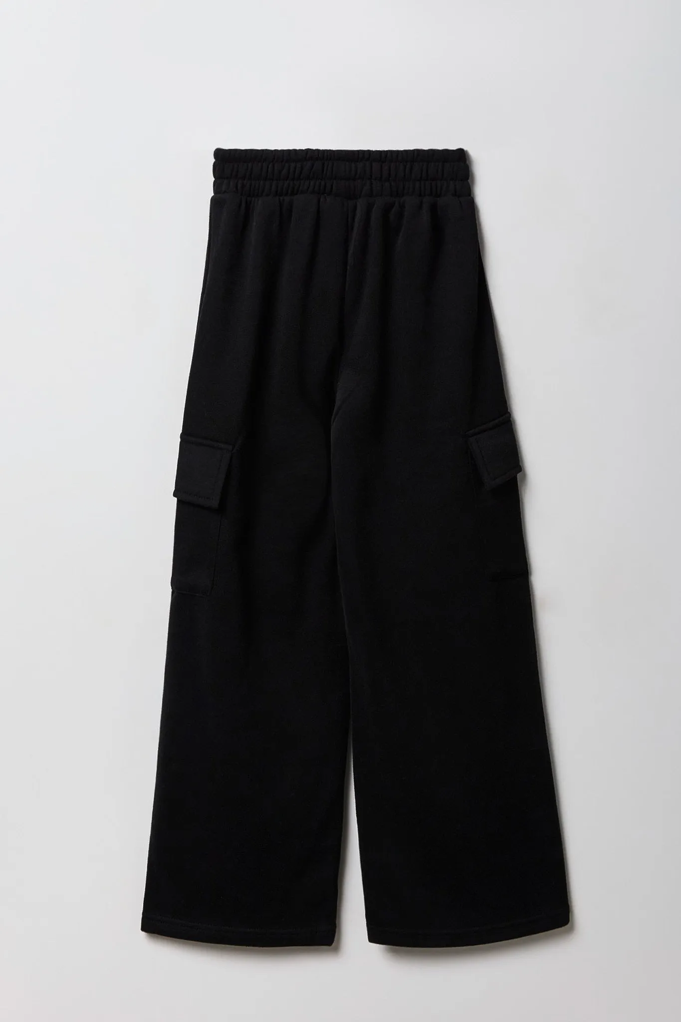 Pantalon d'entraînement cargo à jambe large en molleton pour fille sold by Urban Planet product image thumbnail 2