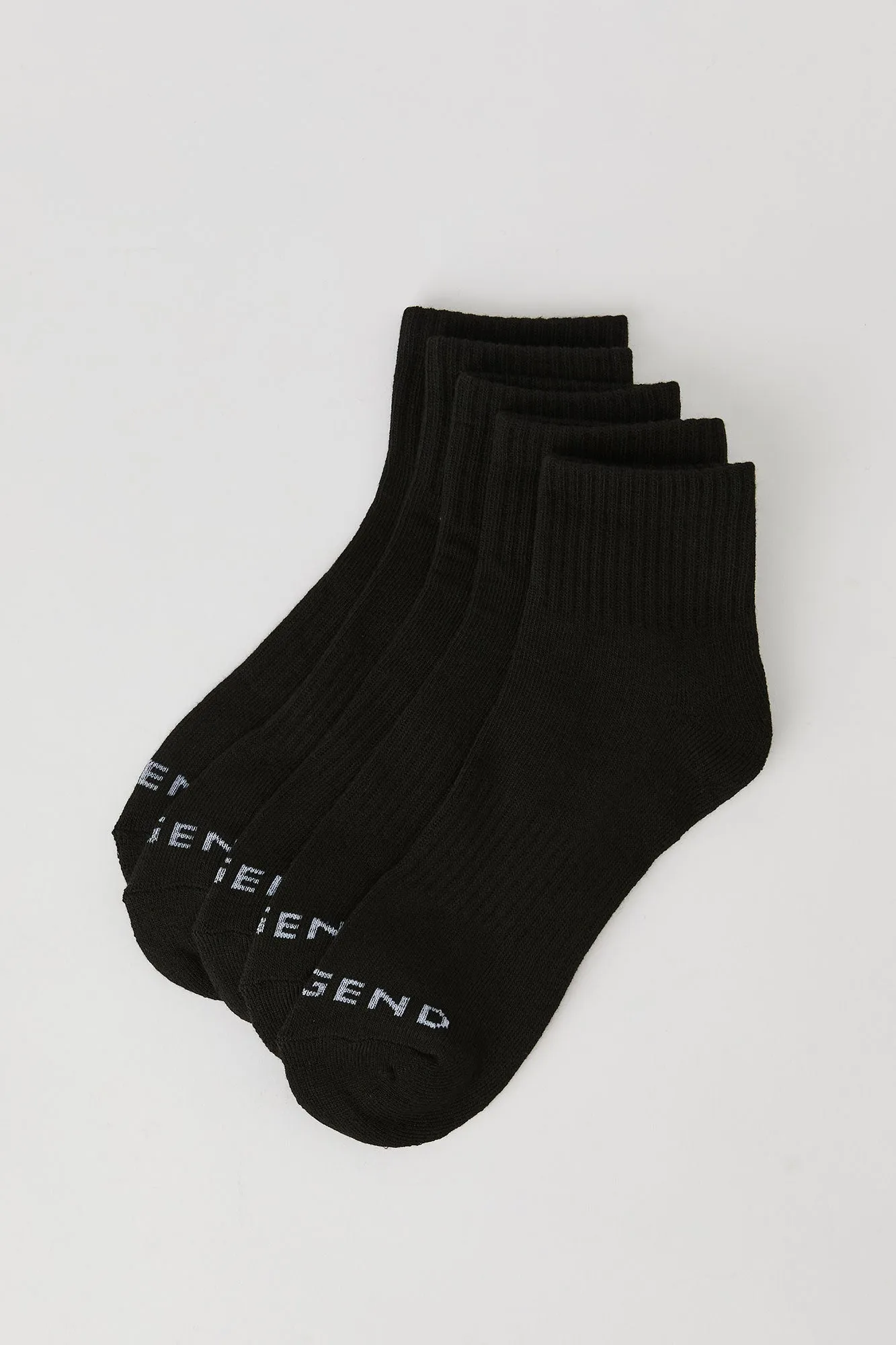 Boys Legend Quarter Sock (5 Pack) sold by Urban Planet product image thumbnail 3