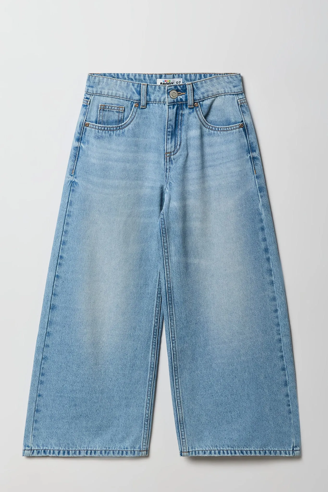 Girls Rigid Oversized Baggy Jean sold by Urban Planet product image thumbnail 3