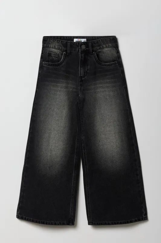 Jean rigide baggy surdimensionné pour filles sold by Urban Planet