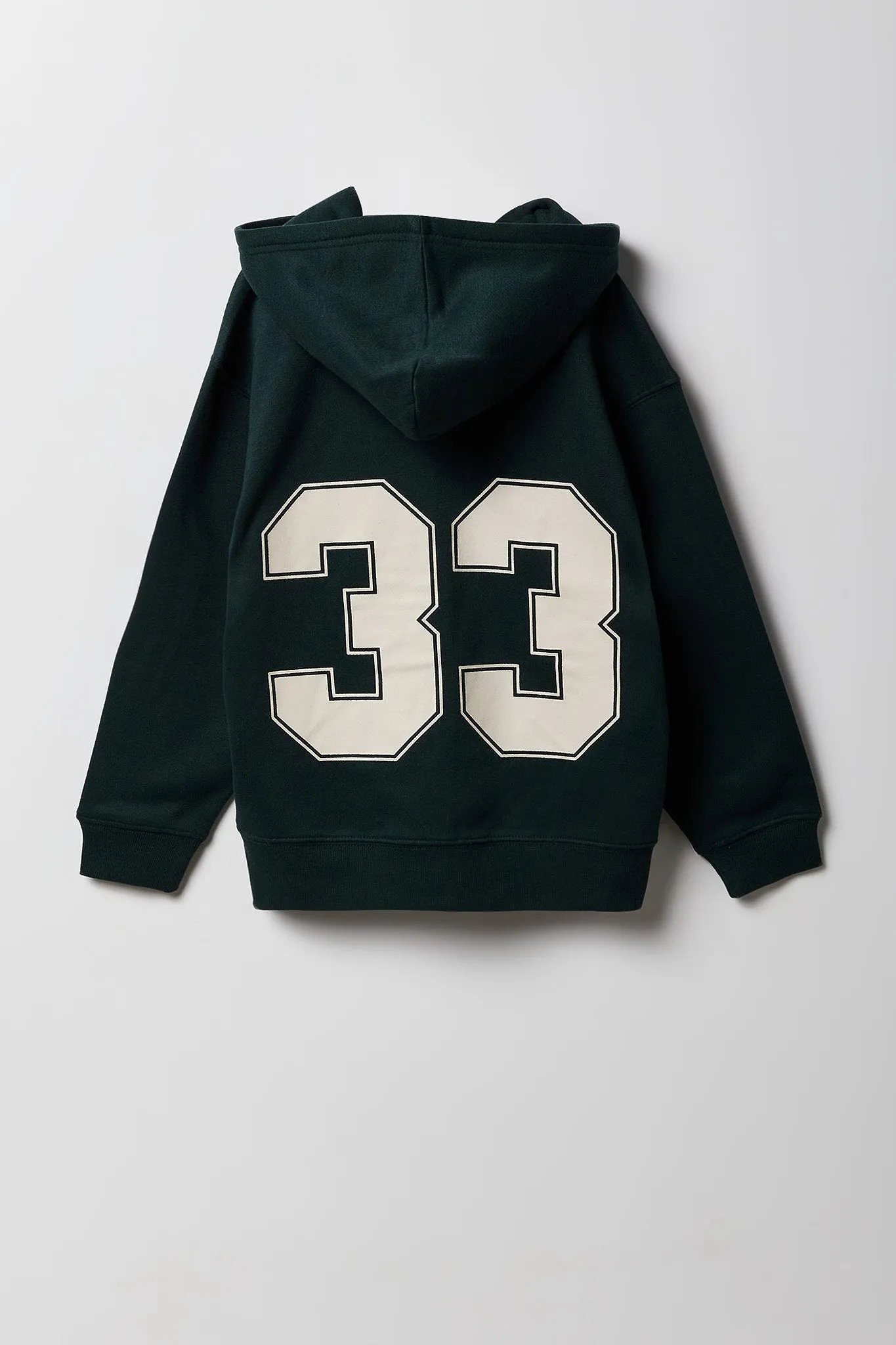 Girls Fleece Graphic Oversized Zip-Up Hoodie sold by Urban Planet product image thumbnail 5