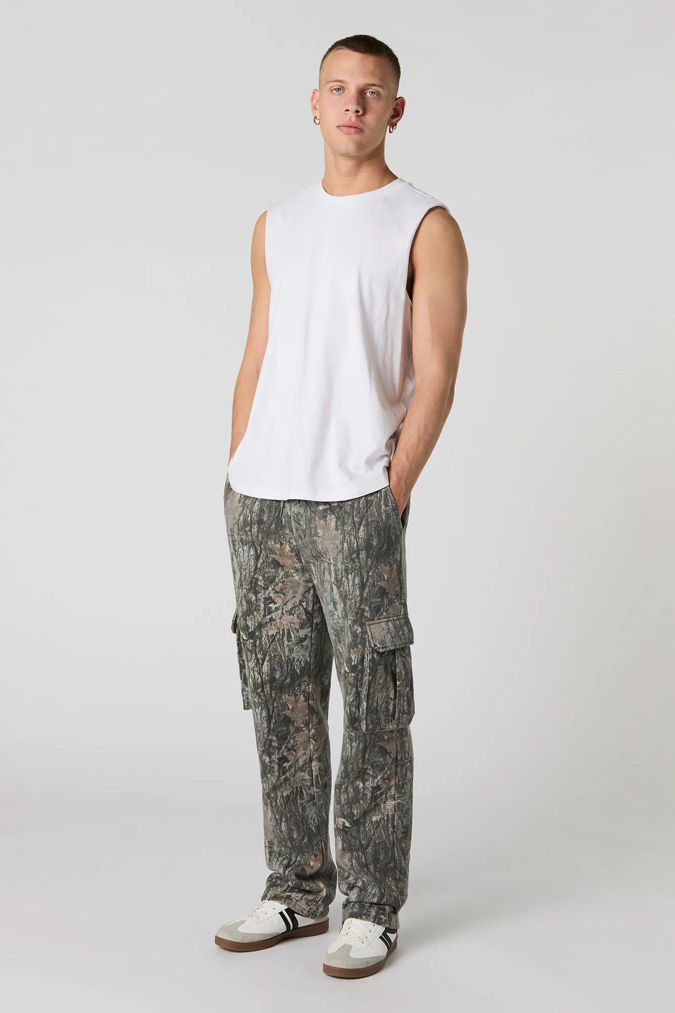 Fleece Cargo Sweatpant sold by Urban Planet product image thumbnail 2