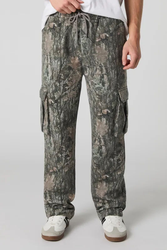 Pantalon cargo en molleton sold by Urban Planet