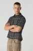 Plaid Boxy Button-Up Top sold by Urban Planet