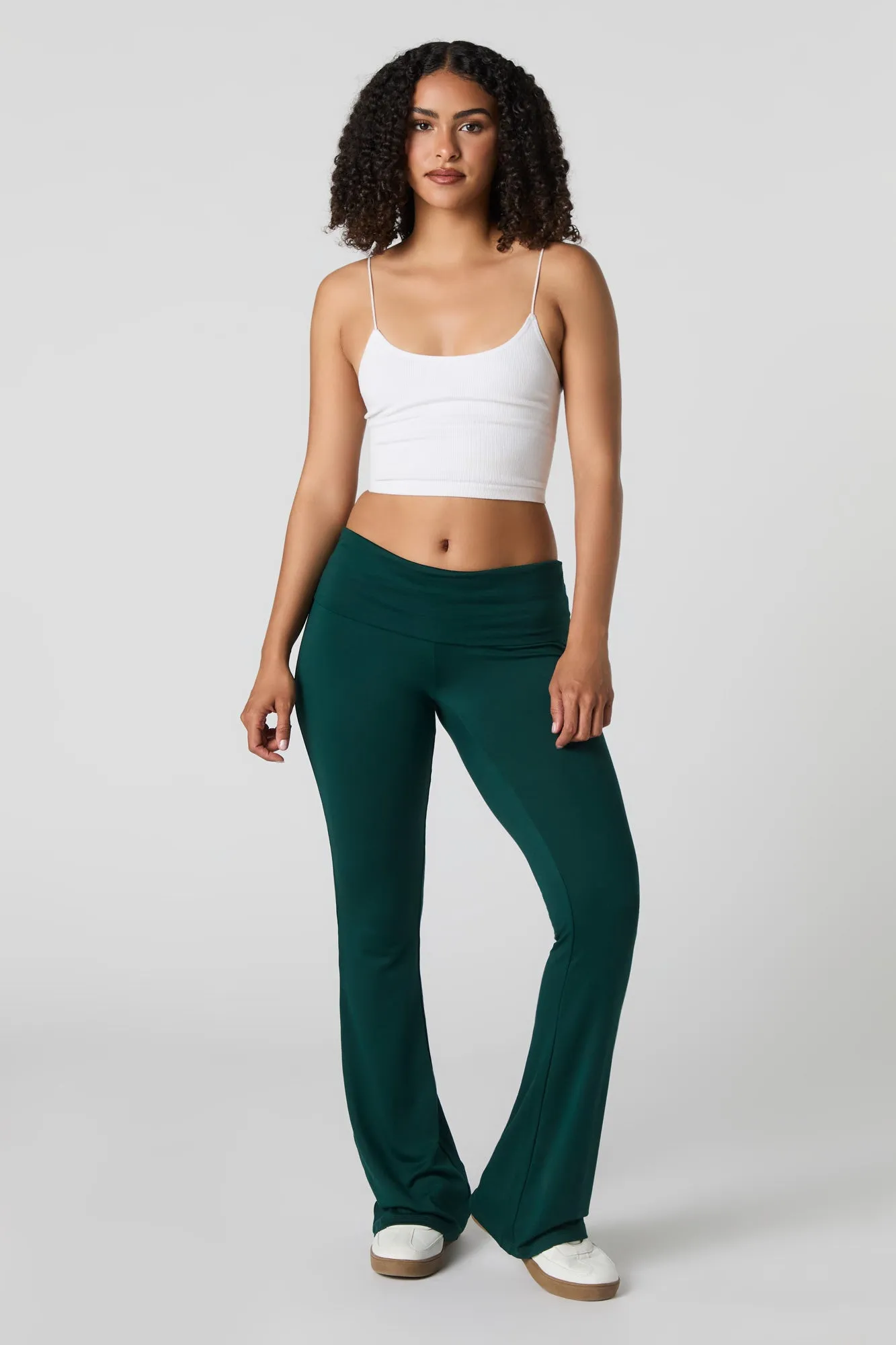 Foldover Flare Legging sold by Urban Planet