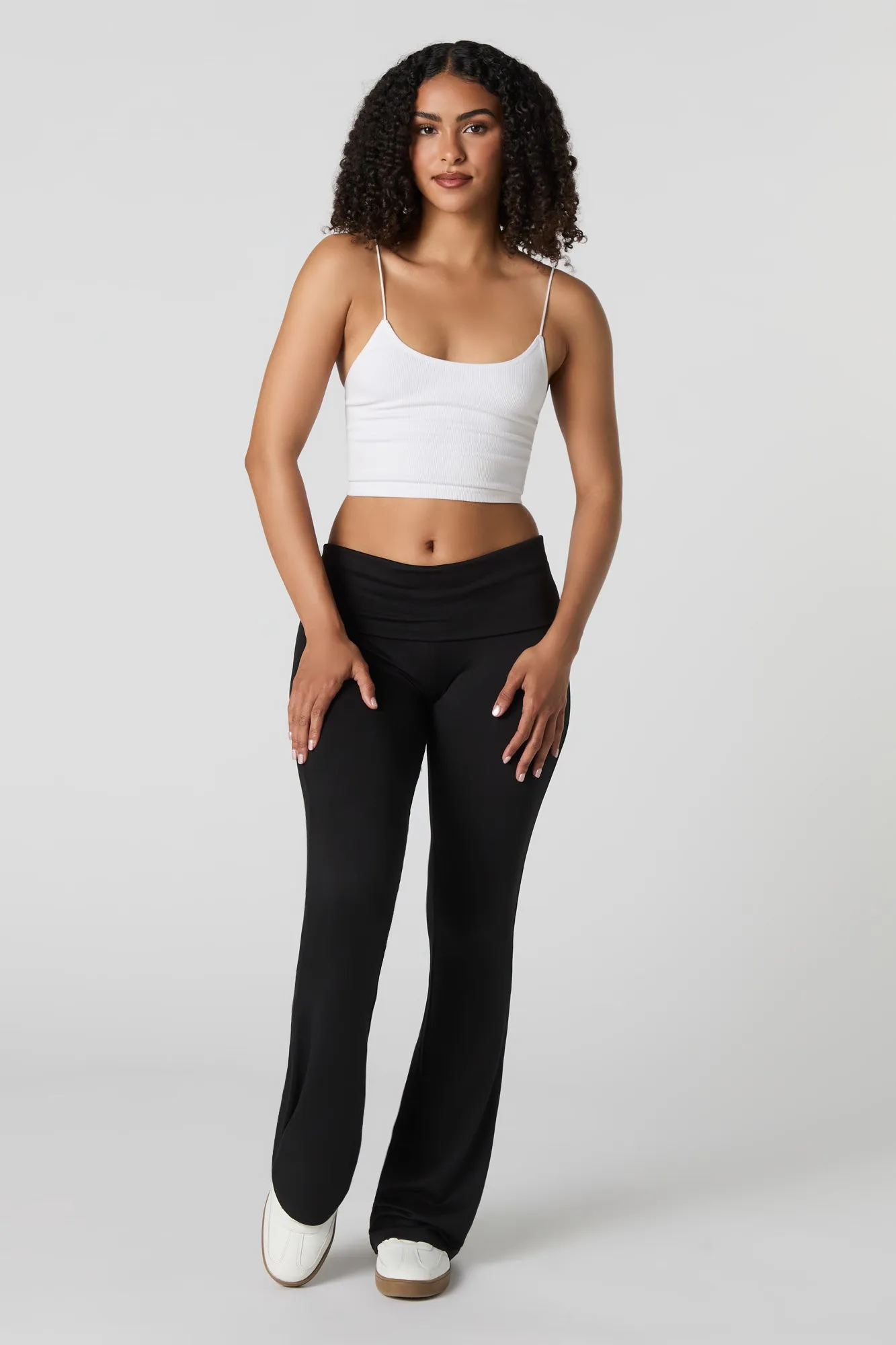 Legging évasé à taille repliée sold by Urban Planet product image thumbnail 2