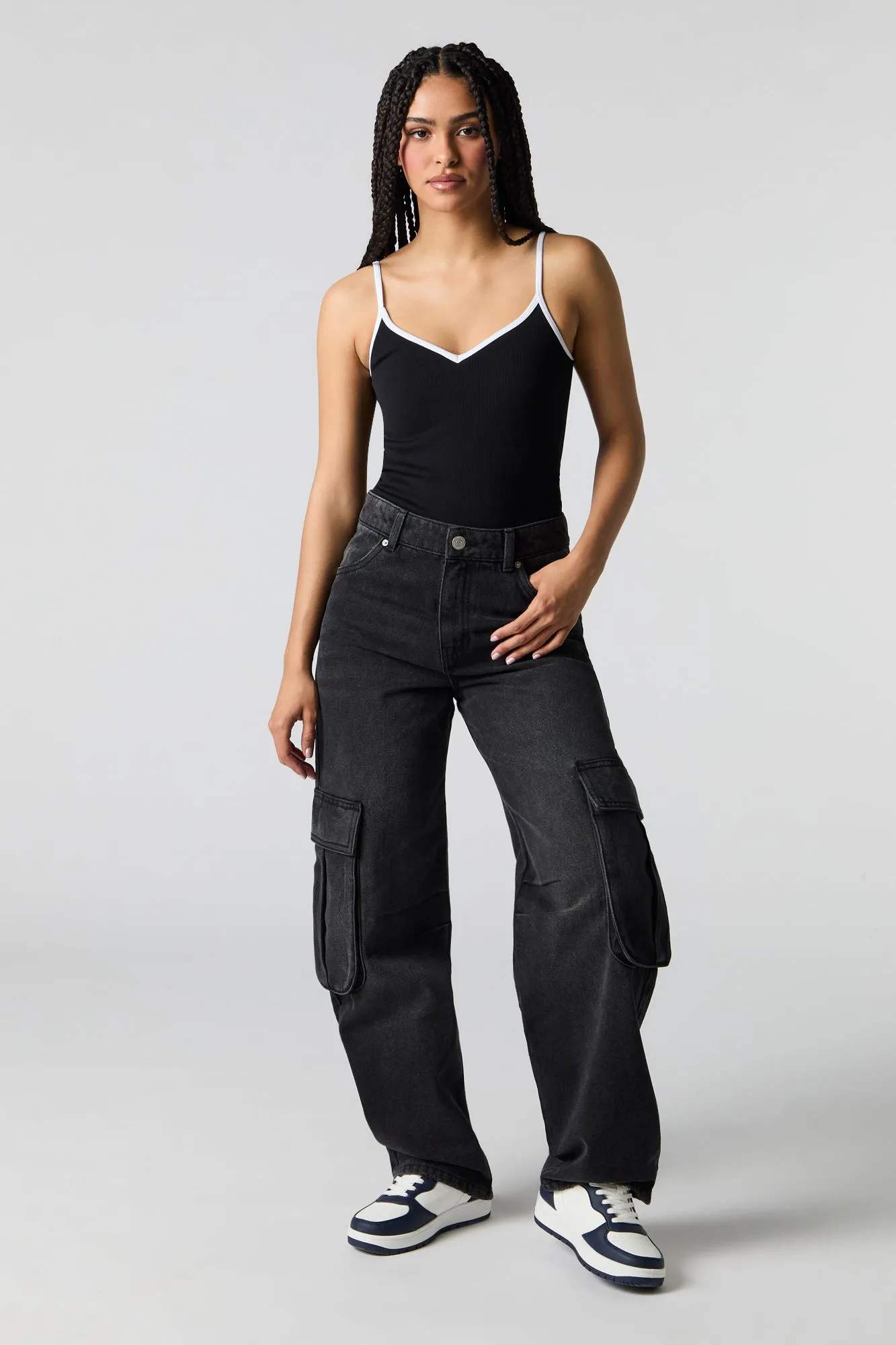 Jean cargo en denim sold by Urban Planet product image thumbnail 2