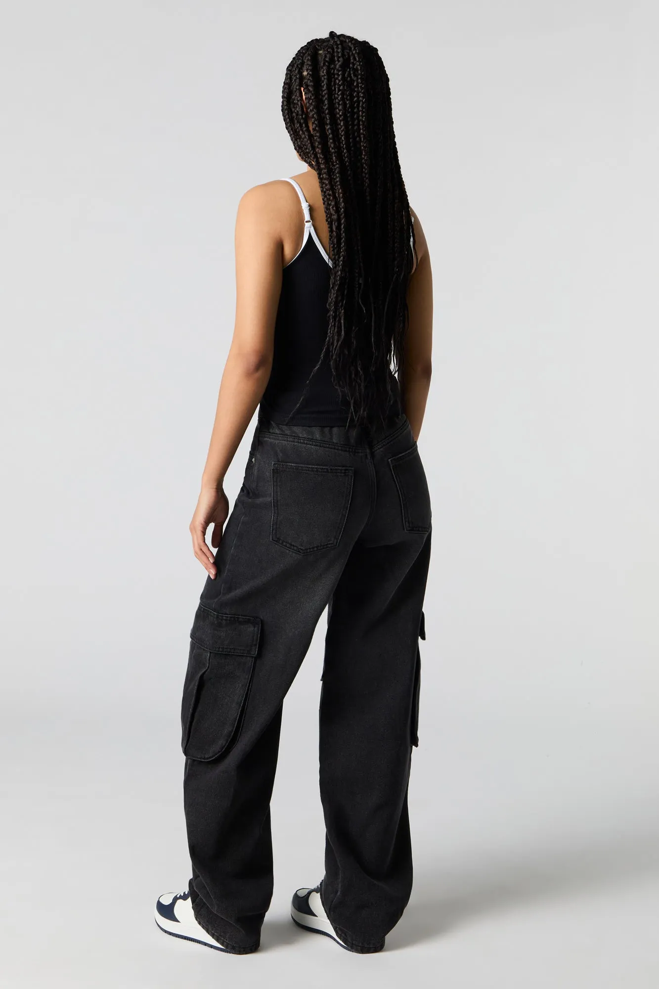 Jean cargo en denim sold by Urban Planet product image thumbnail 4