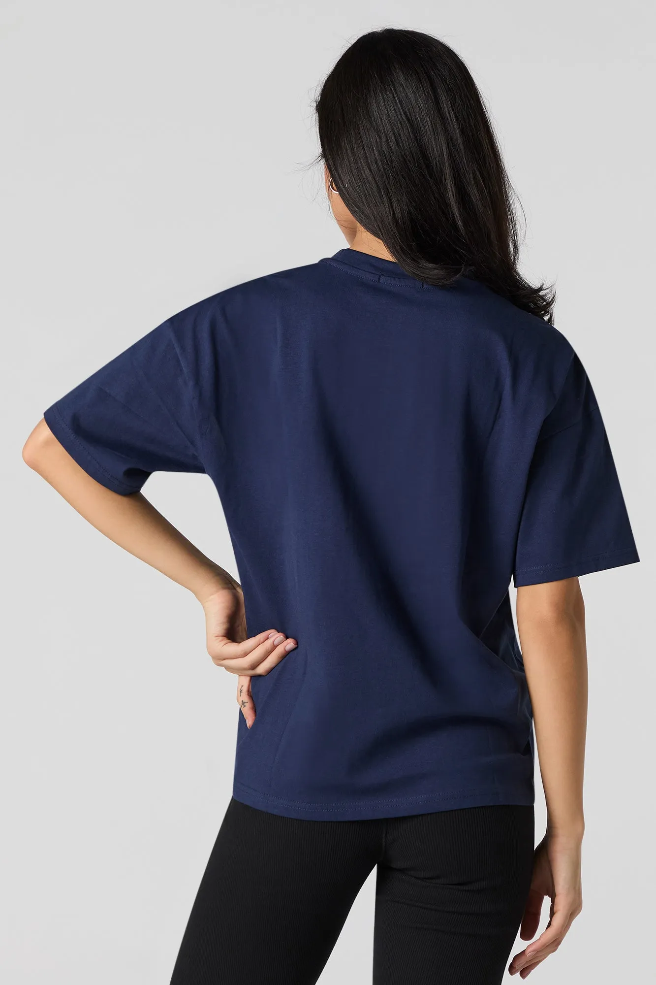 Twill Embroidered T-Shirt sold by Urban Planet product image thumbnail 2