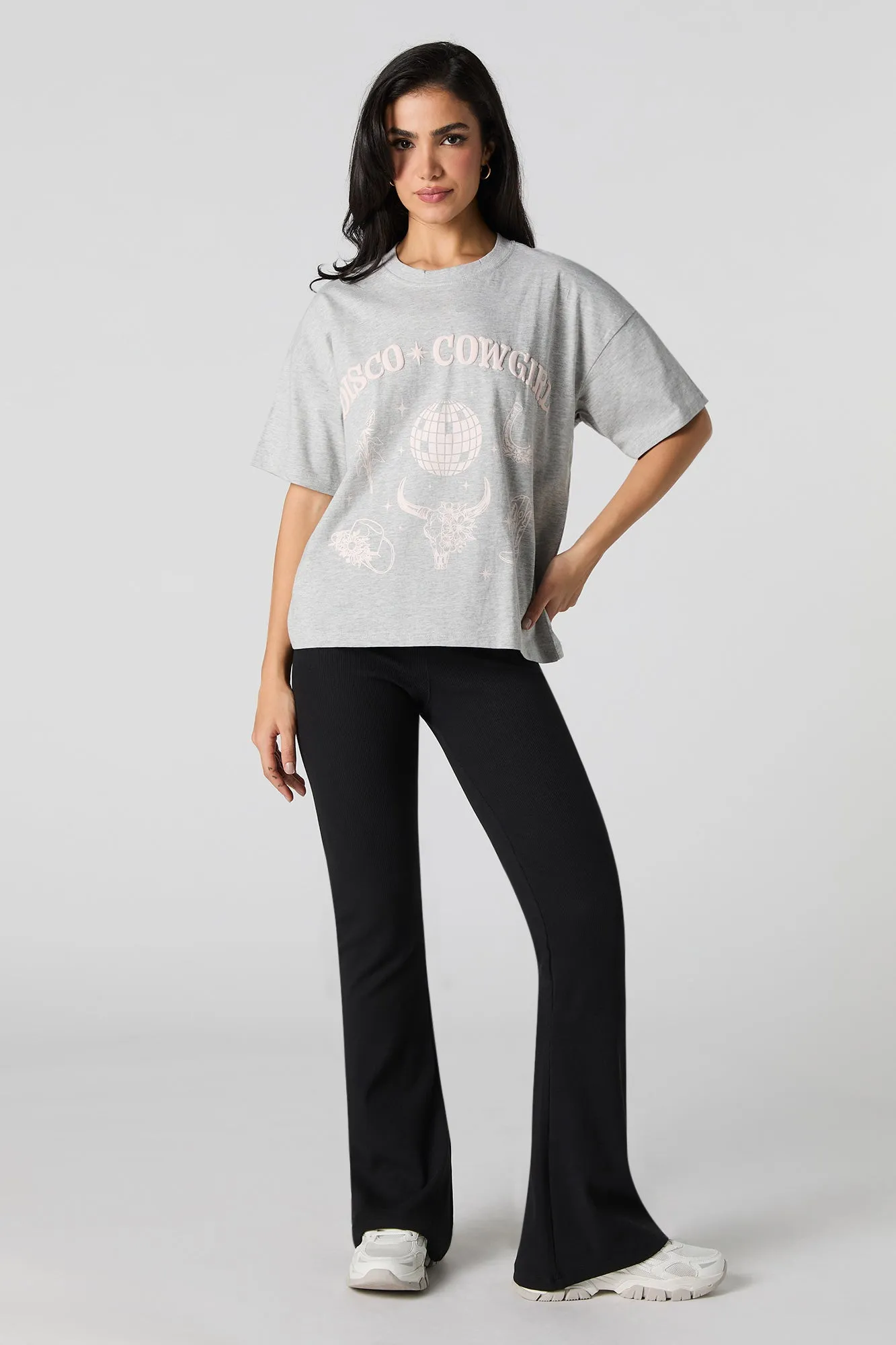 T-shirt à imprimé en relief Disco Cowboy sold by Urban Planet product image thumbnail 2