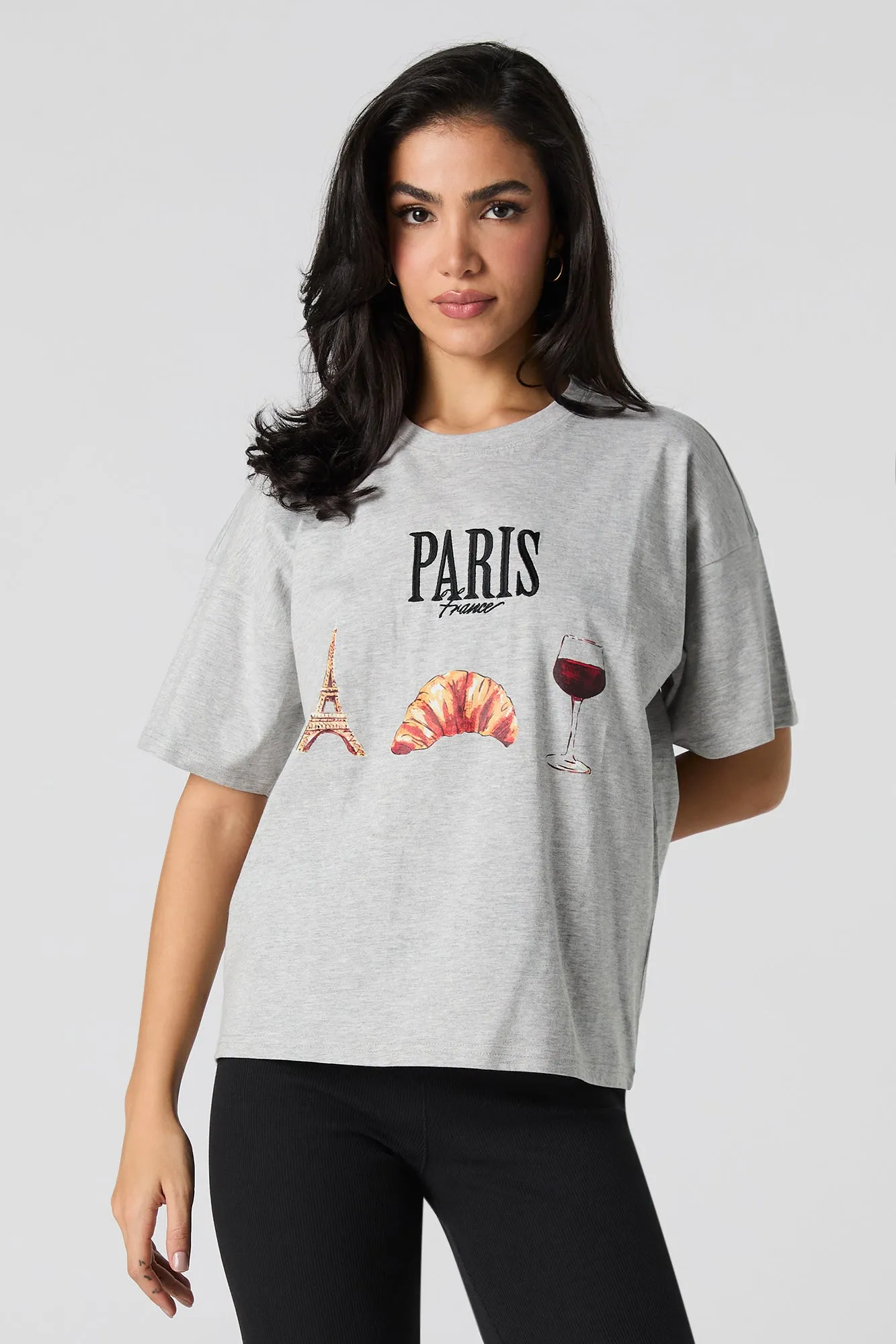 T-shirt à sergé brodé sold by Urban Planet product image thumbnail 5