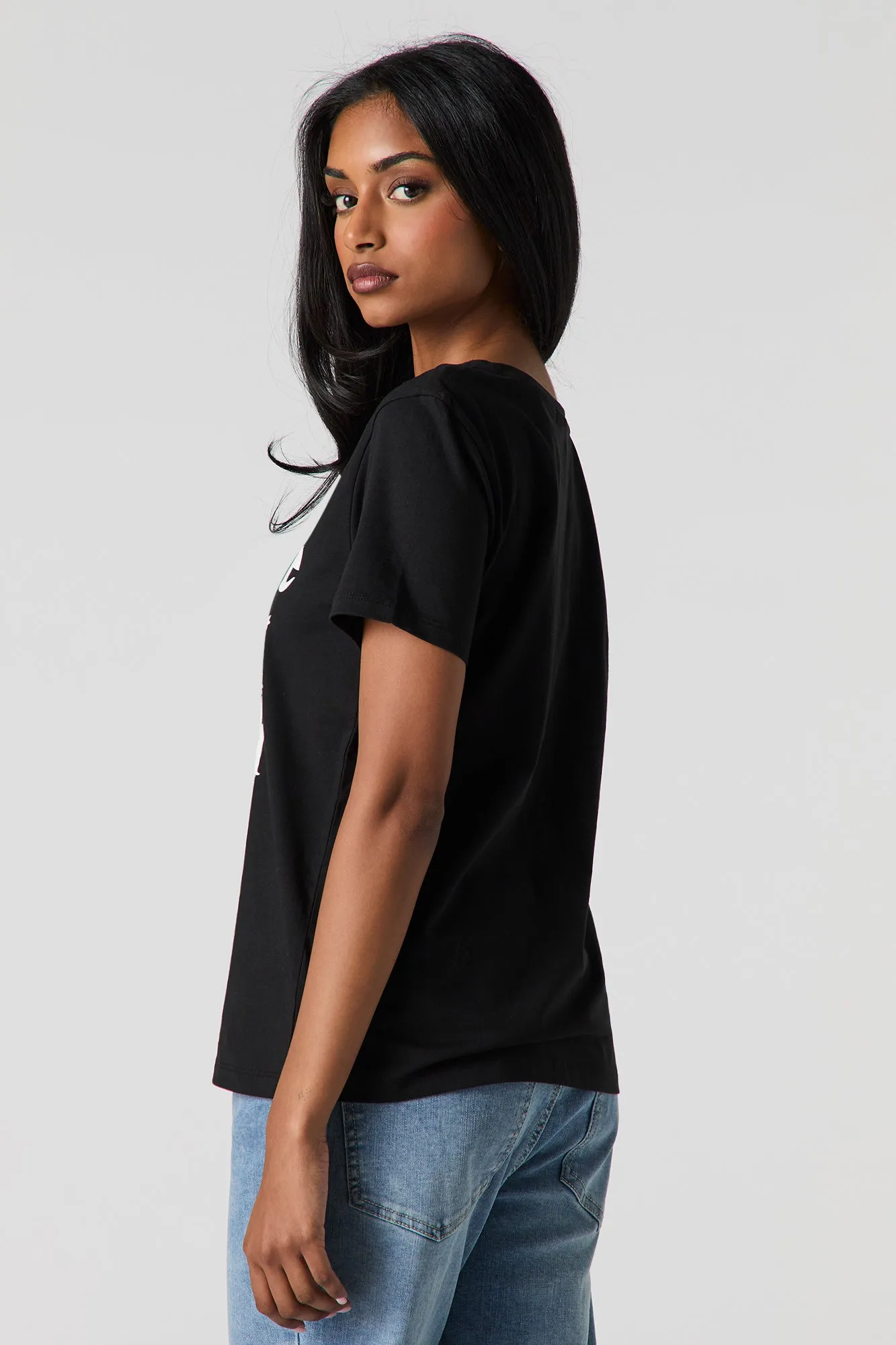 Puff Print T-Shirt sold by Urban Planet product image thumbnail 5