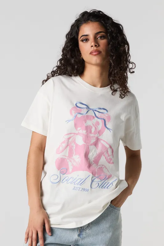 Embroidered Graphic T-Shirt sold by Urban Planet