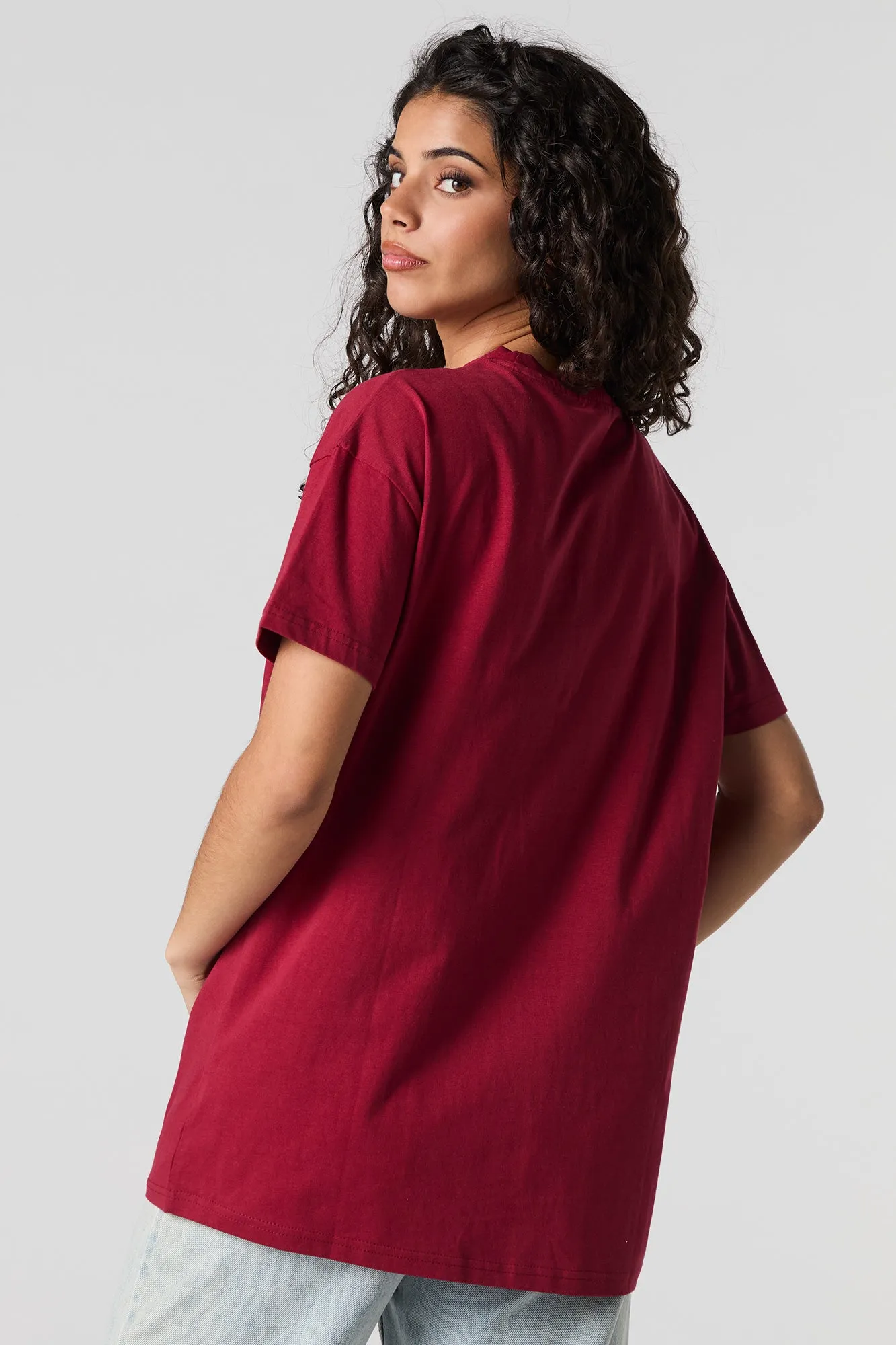 T-shirt à imprimé en relief Make Moves sold by Urban Planet product image thumbnail 3