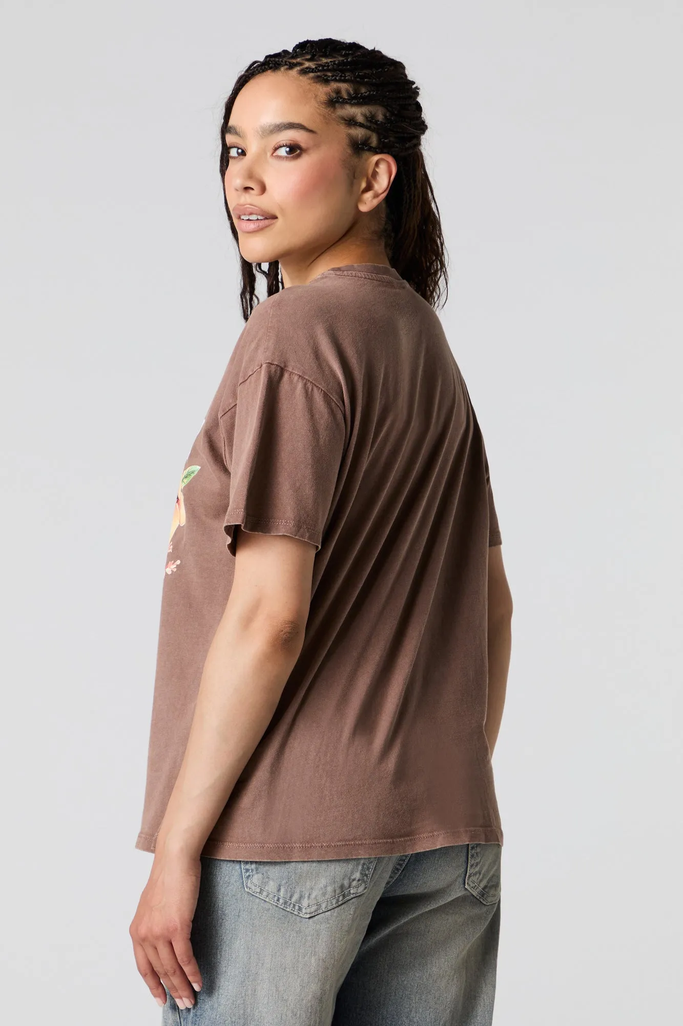 Graphic Washed Boyfriend T-Shirt sold by Urban Planet product image thumbnail 5