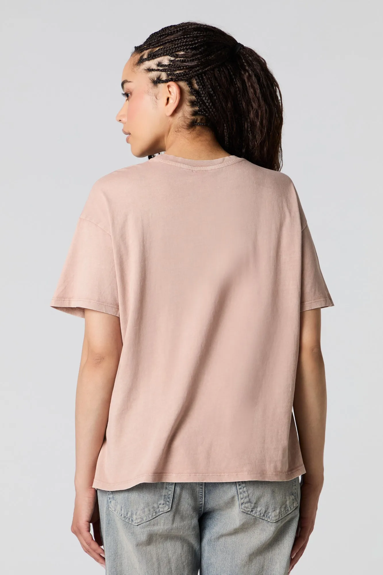 Graphic Washed Boyfriend T-Shirt sold by Urban Planet product image thumbnail 2