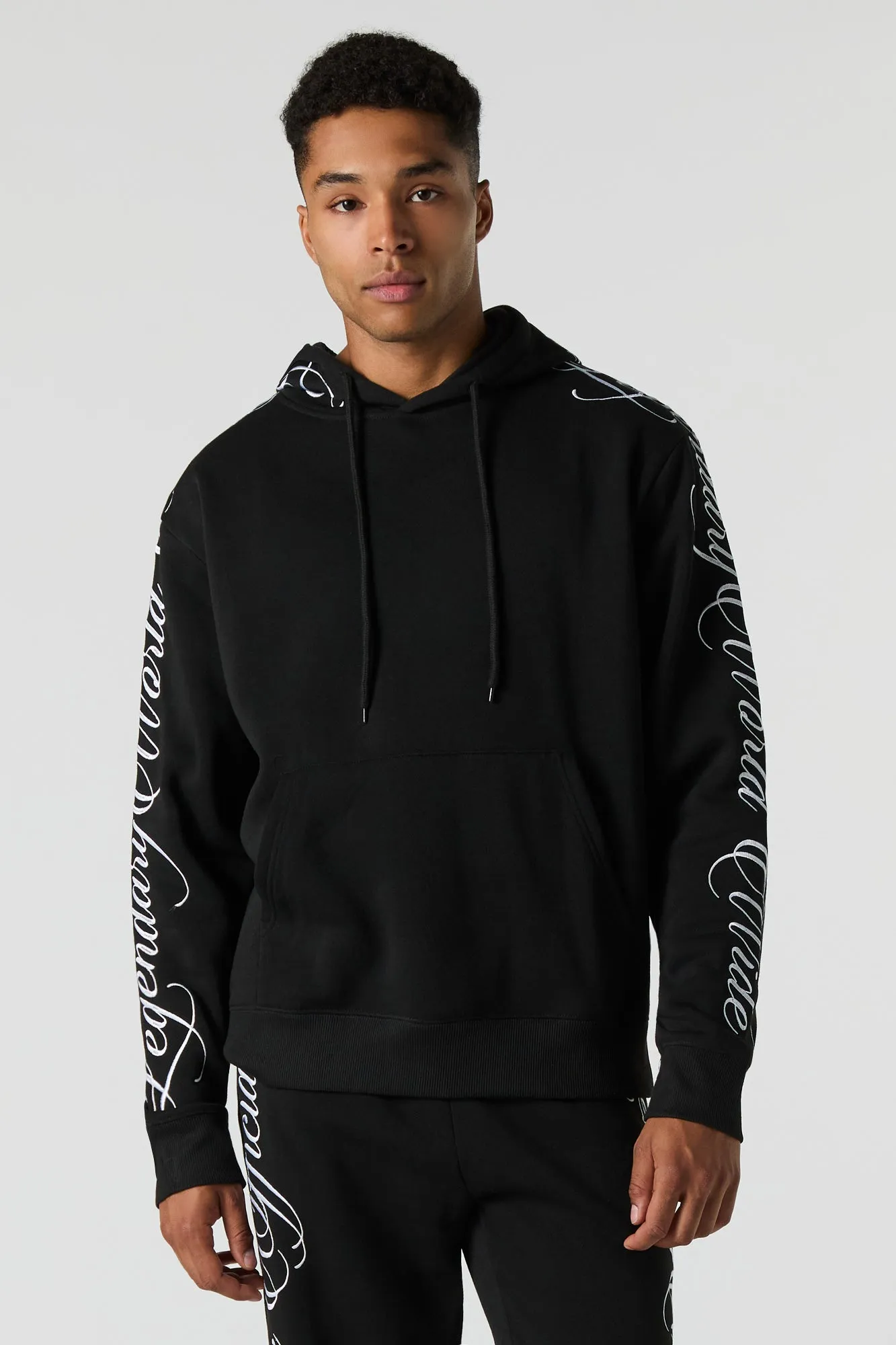 Legendary World Embroidered Fleece Hoodie sold by Urban Planet product image thumbnail 5