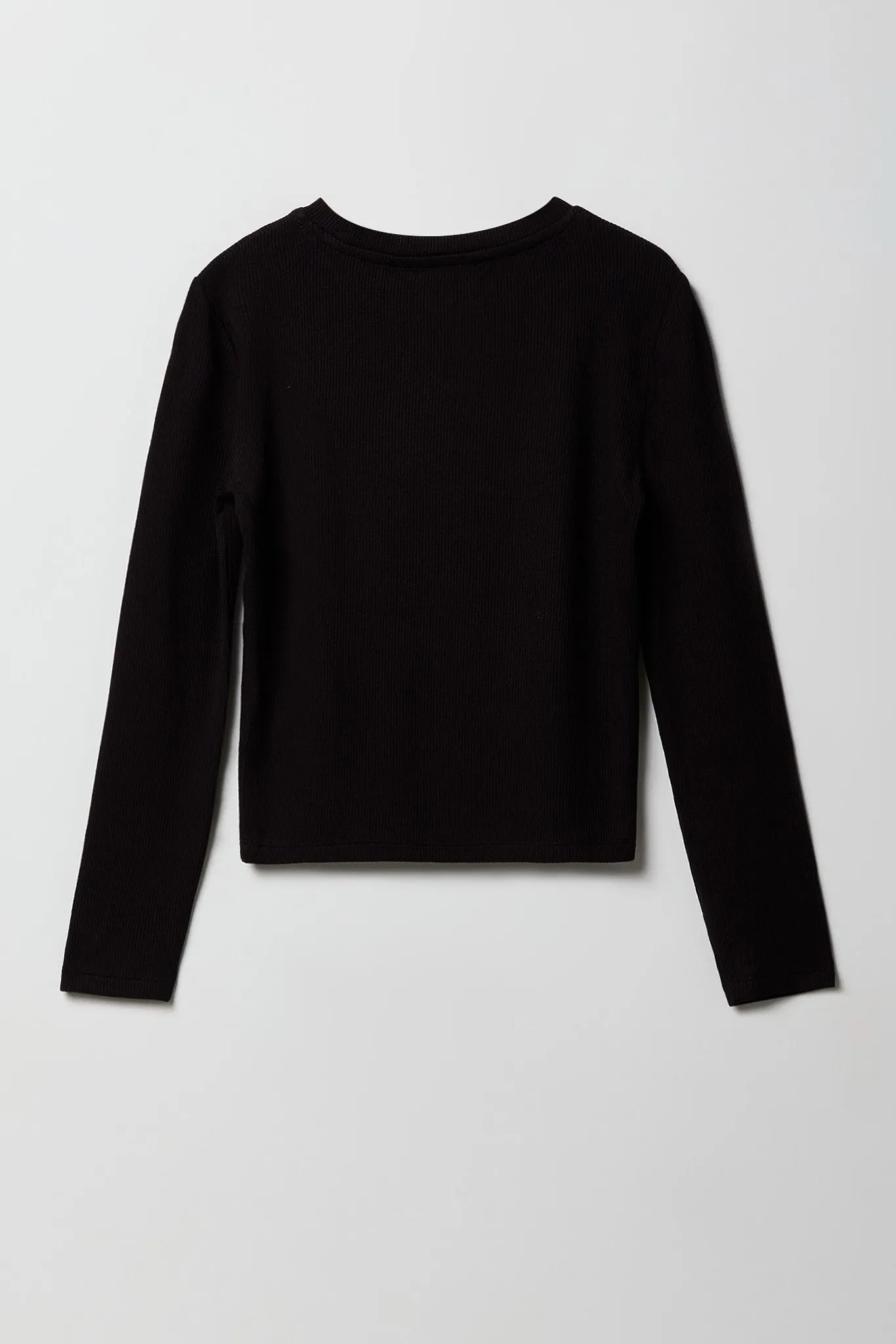 Girls Ribbed Long Sleeve Top sold by Urban Planet product image thumbnail 4