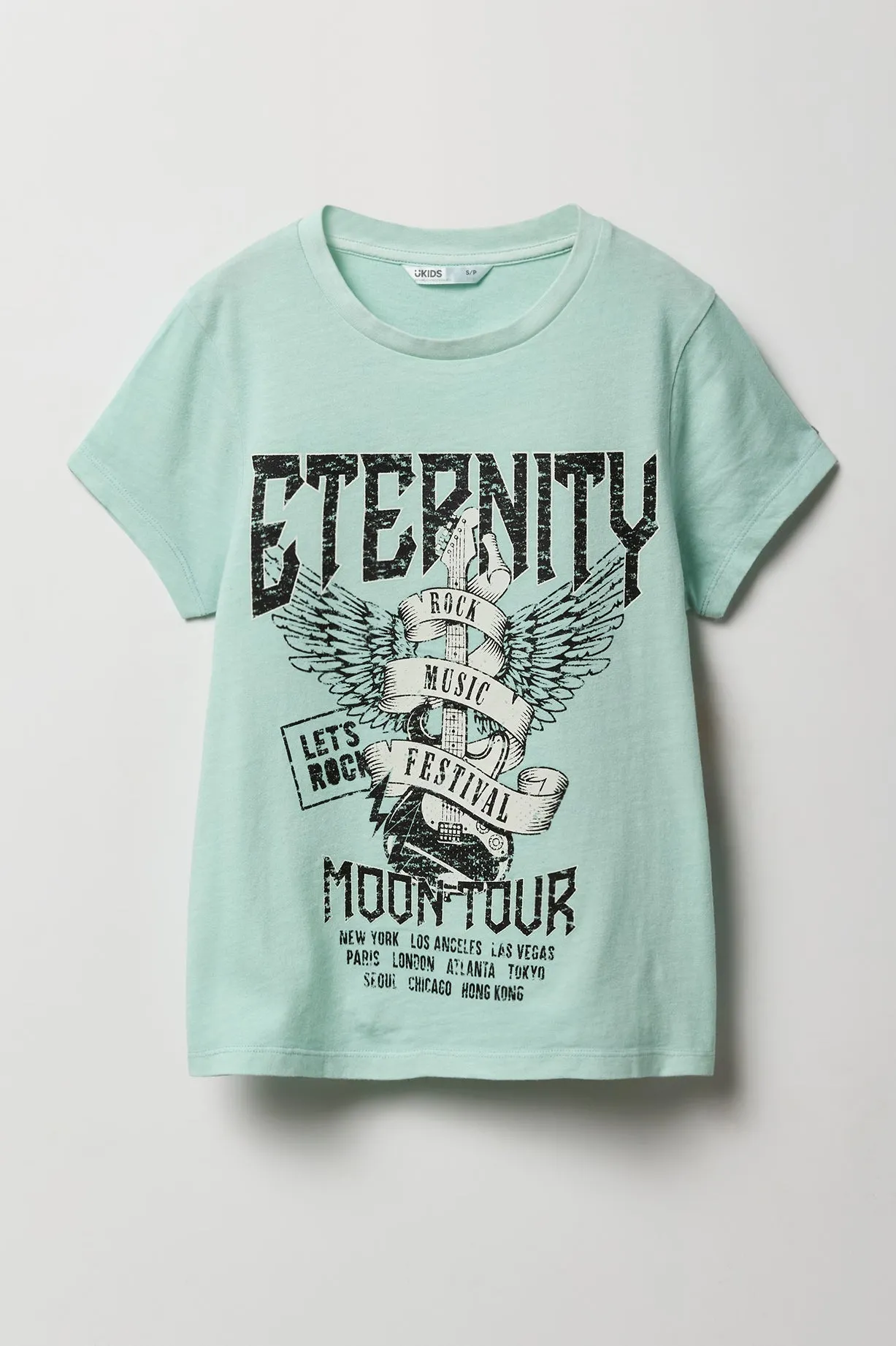 T-shirt à imprimé Rock Festival pour filles sold by Urban Planet