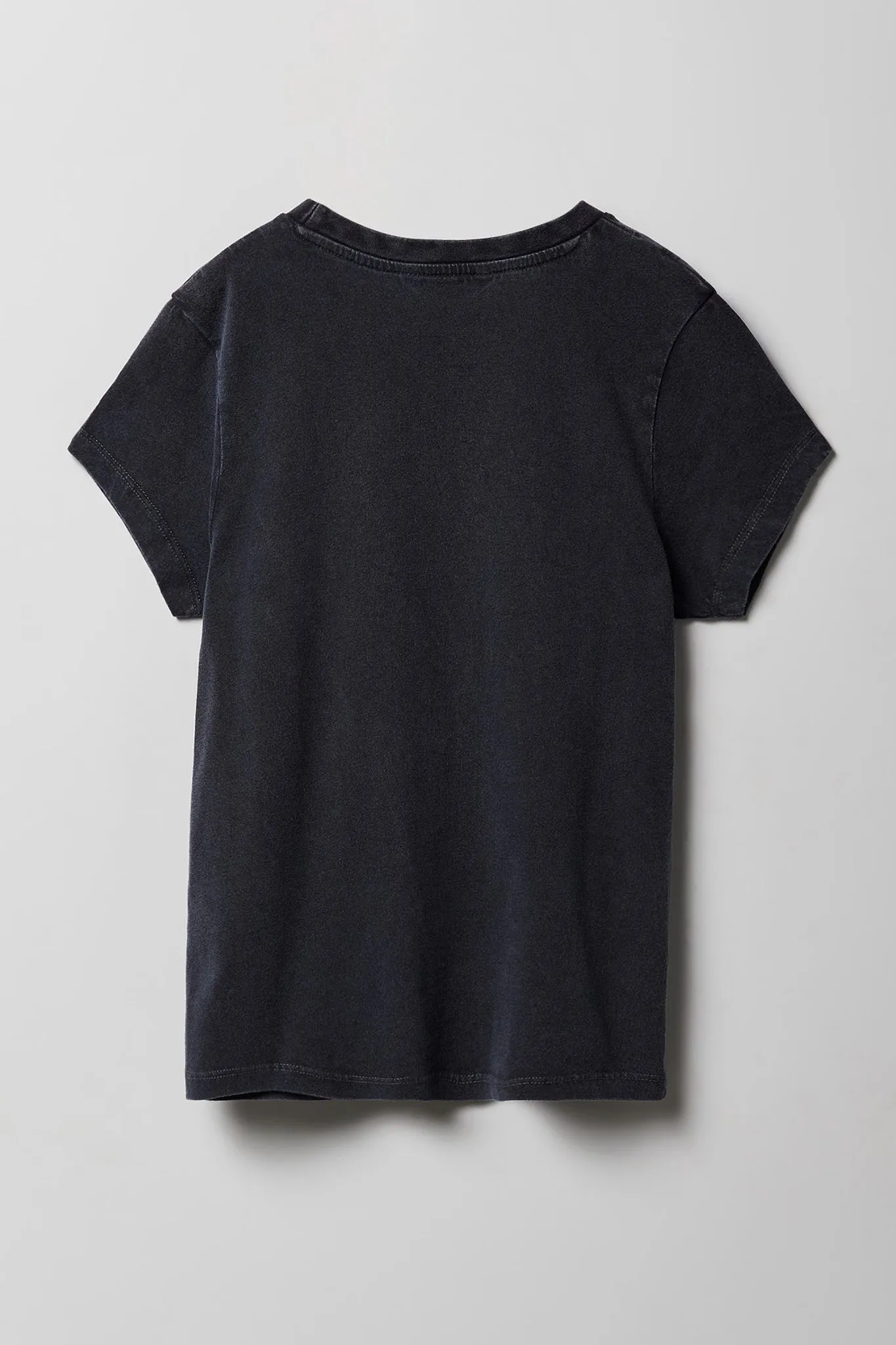 T-shirt lavé à imprimé Rock & Roll pour filles sold by Urban Planet product image thumbnail 4