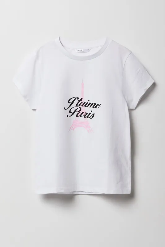 Girls Paris Graphic T-Shirt sold by Urban Planet