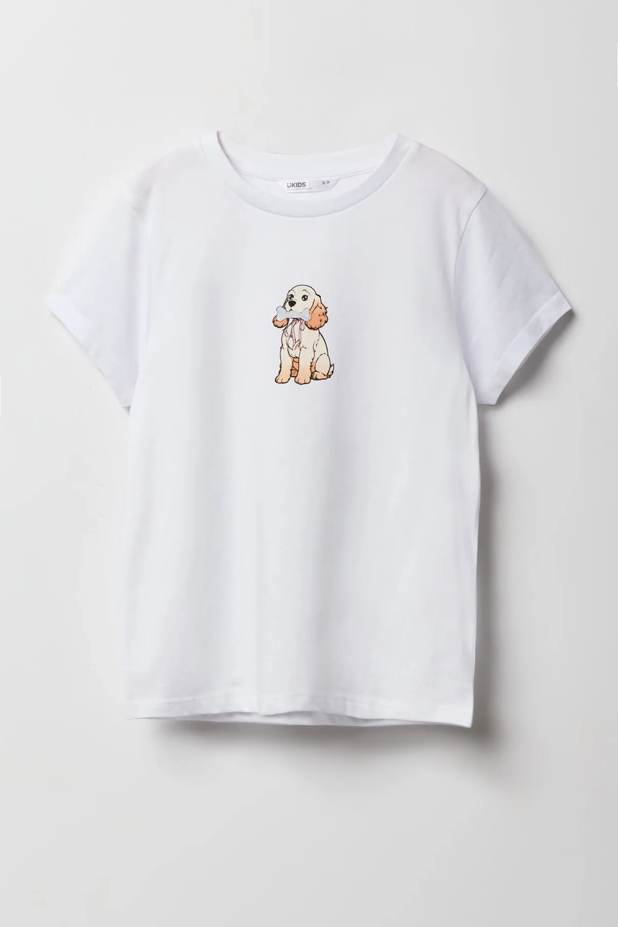 Girls Doggy & Bone Graphic T-Shirt sold by Urban Planet