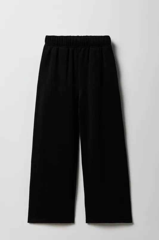 Pantalon en molleton jambe large à imprimé pour filles sold by Urban Planet