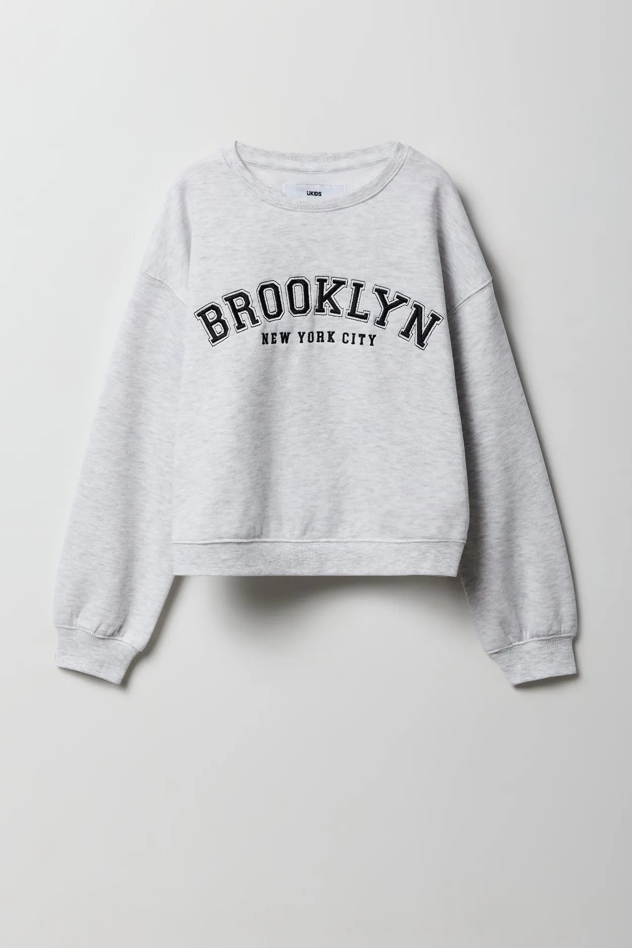 Chandail en molleton à broderie City pour filles sold by Urban Planet product image thumbnail 3