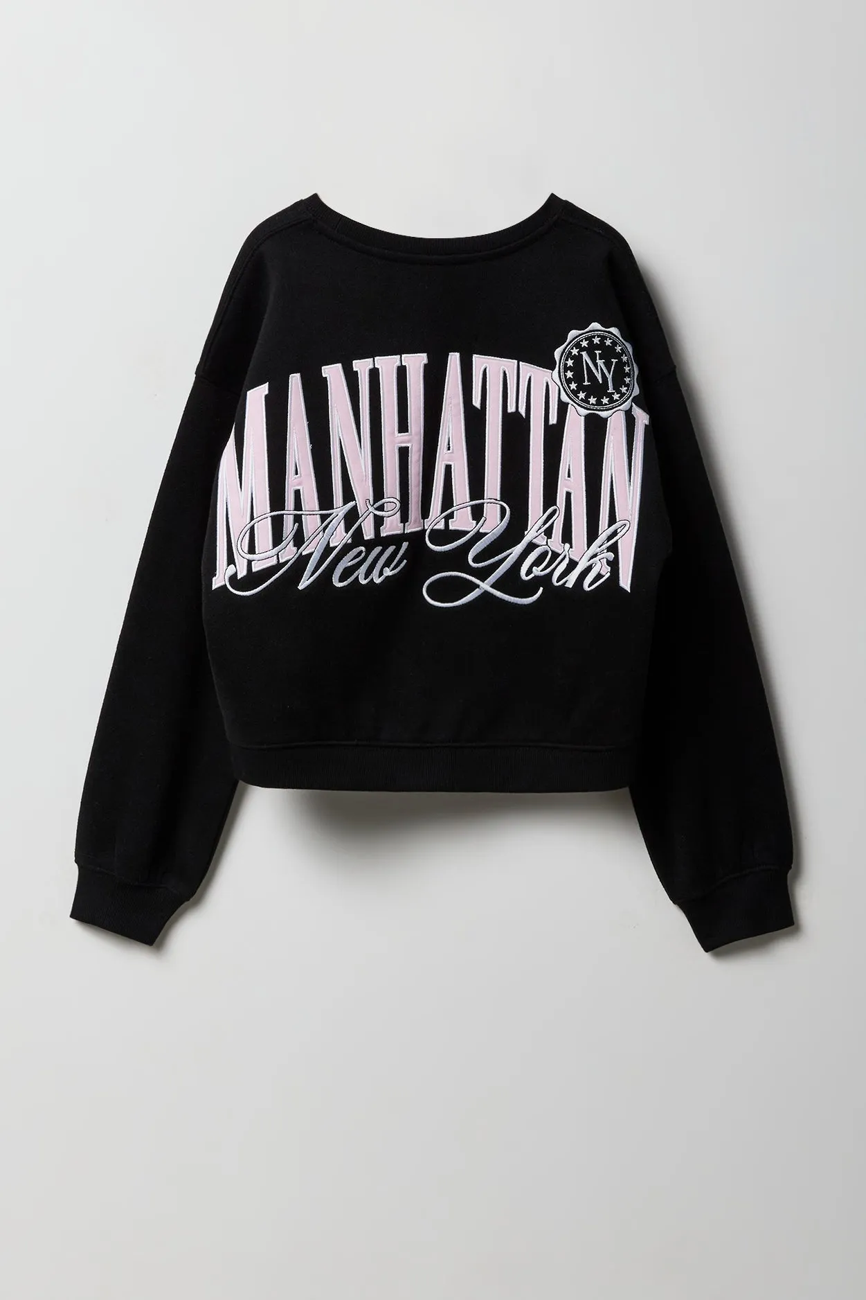 Chandail en molleton à broderie City pour filles sold by Urban Planet product image thumbnail 2