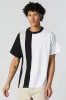 T-shirt rayé à blocs de couleurs sold by Urban Planet